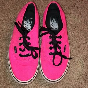 Neon Pink Vans